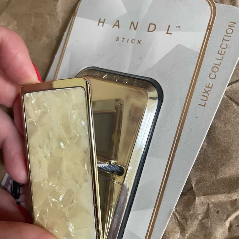 HANDL Gold & Marble Phone Grip Stand Luxe Collection